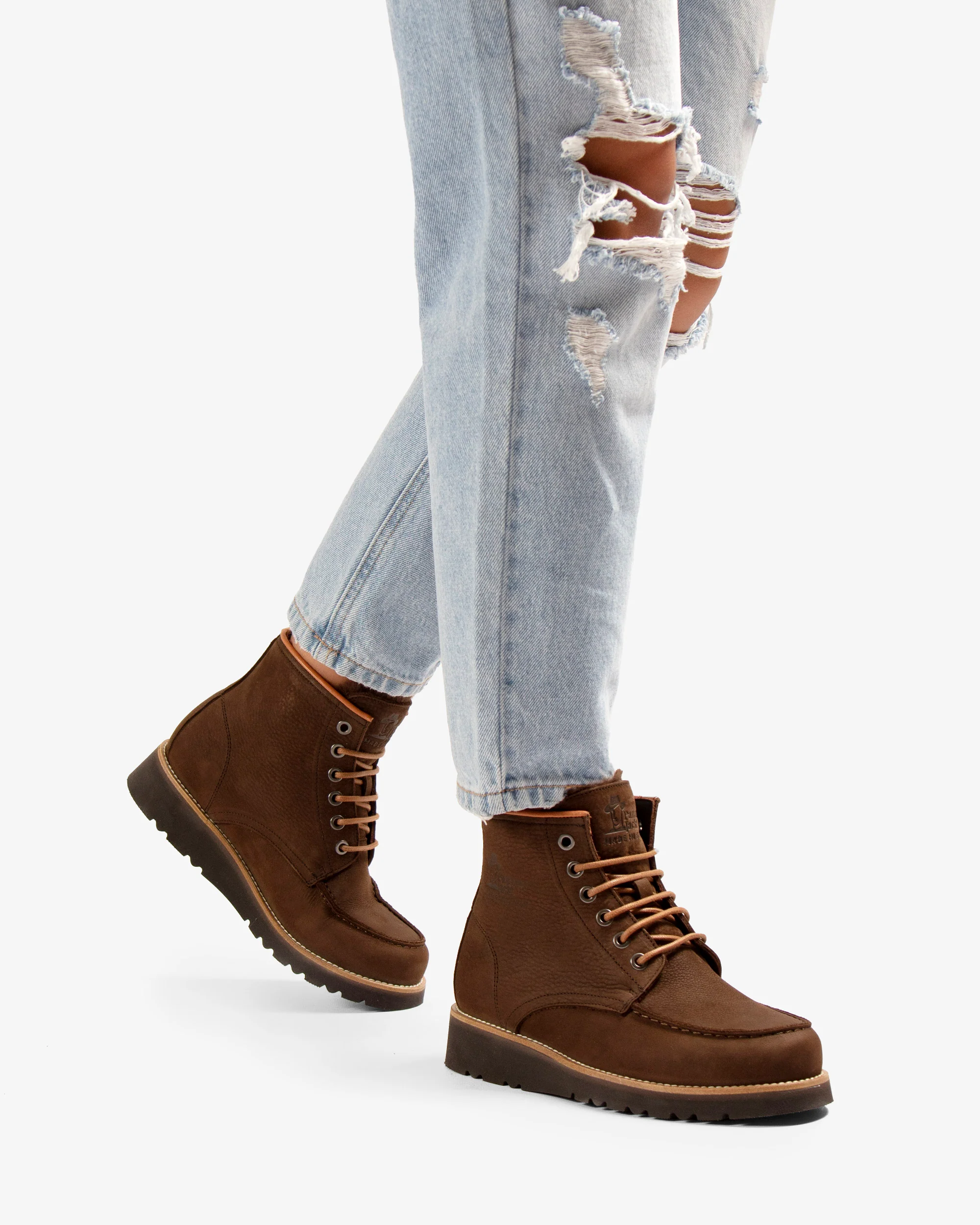 Karen B2 Nobuck Marron - Image 3